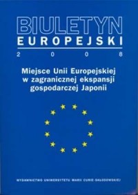 Biuletyn Europejski 2008. Miejsce - okładka książki