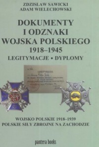 Dokumenty i odznaki Wojska Polskiego - okładka książki