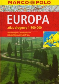 Europa. Atlas drogowy 1:800000 - okładka książki