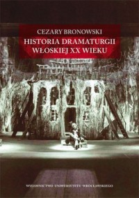 Historia dramaturgii włoskiej XX - okładka książki