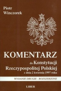 Komentarz do Konstytucji Rzeczypospolitej - okładka książki