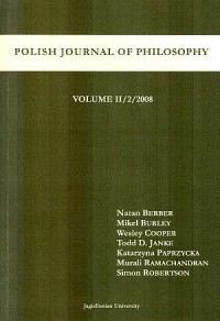 Polish Journal of Philosophy vol. - okładka książki