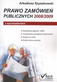 Prawo zamówień publicznych 2008/2009 - okładka książki