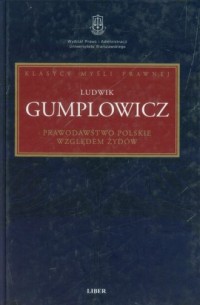 Prawodawstwo polskie względem Żydów - okładka książki