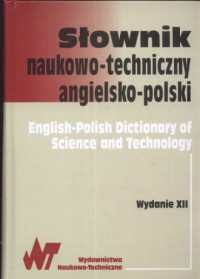 Słownik naukowo-techniczny angielsko-polski - okładka książki