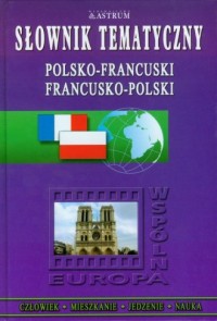 Słownik tematyczny polsko-francuski, - okładka książki