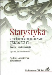 Statystyka z pakietem komputerowym - okładka książki