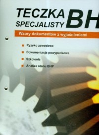 Teczka specjalisty BHP. Wzory dokumentów - okładka książki