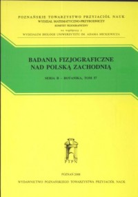 Badania fizjograficzne nad Polską - okładka książki