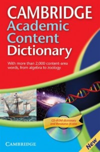Camb Academic Content Dict PB/CD - okładka książki