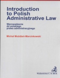 Introductiom to Polish administrative - okładka książki