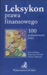 Leksykon prawa finansowego - okładka książki