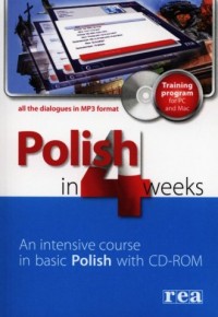 Polish in four weeks (CD mp3) - okładka książki
