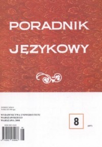 Poradnik językowy 8/2008 - okładka książki