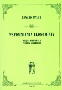 Wspomnienia ekonomisty - okładka książki