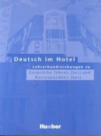 Deutsch im Hotel 1. Książka nauczyciela - okładka podręcznika