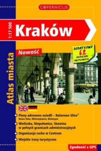 Kraków Atlas miasta - okładka książki