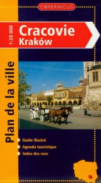 Kraków Cracovie Plan de la ville - okładka książki