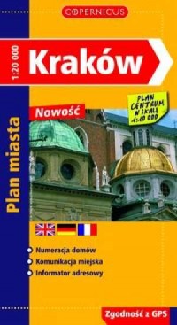 Kraków. Plan miasta - okładka książki