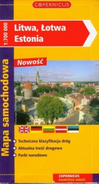 Litwa, Łotwa, Estonia - okładka książki