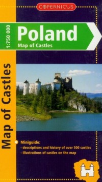 Poland. Map of Castles (skala 1:750 - okładka książki