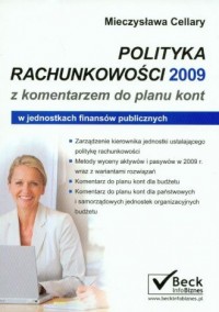 Polityka rachunkowości 2009 z komentarzem - okładka książki