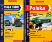 Polska. Atlas samochodowy (+ Mapa - okładka książki