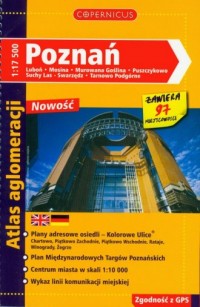 Poznań. Atlas aglomeracji - okładka książki
