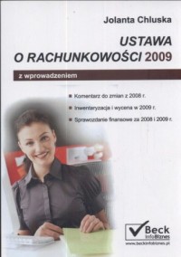 Ustawa o rachunkowości 2009 - okładka książki