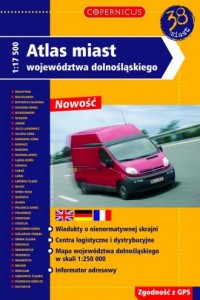 Atlas miast województwa dolnośląskiego - okładka książki
