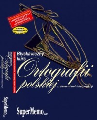 Błyskawiczny kurs ortografii polskiej - pudełko programu