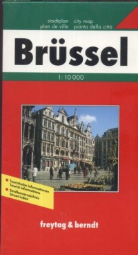 Brussel stadplan plan de ville - okładka książki