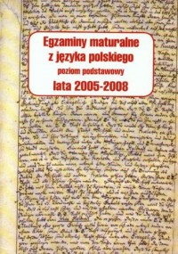 Egzaminy maturalne z języka polskiego. - okładka podręcznika