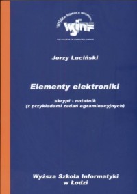 Elementy elektroniki - okładka książki