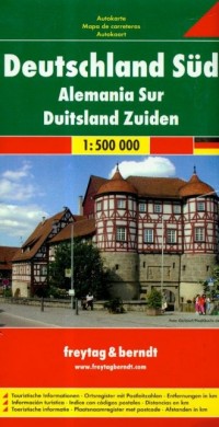 Germany South autokarte - okładka książki