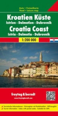 Kroatien Kuste mapa (skala 1: 200 - okładka książki