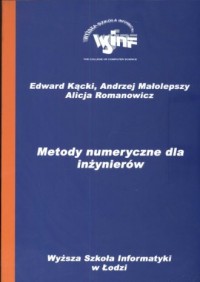 Metody numeryczne dla inżynierów - okładka książki