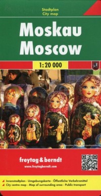 Moskwa plan miasta (skala 1: 20 - okładka książki