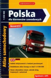Polska dla kierowców zawodowych - okładka książki