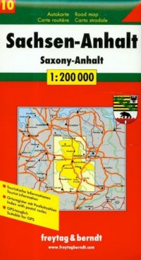 Sachsen-Anhalt Saxony-Anhalt road - okładka książki