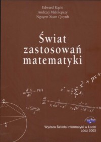 Świat zastosowań matematyki - okładka książki