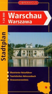 Warschau stadtplan / Warszawa plan - okładka książki