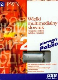 Wielki multimedialny słownik rosyjsko-polski, - okładka książki