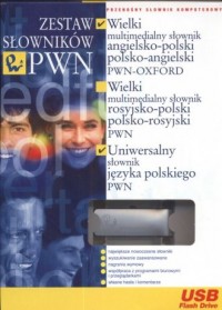 Zestaw słowników PWN 4 (PenDrive) - okładka książki