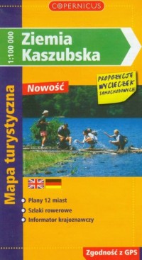 Ziemia Kaszubska (mapa turystyczna) - okładka książki