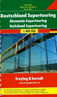 Deutschland Supertouring autoatlas - okładka książki