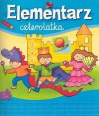 Elementarz czterolatka (z naklejkami) - okładka książki