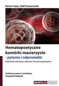 Hematopoetyczne komórki macierzyste - okładka książki