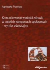 Komunikowanie wartości zdrowia - okładka książki