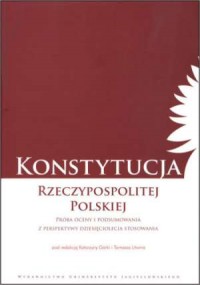 Konstytucja Rzeczypospolitej Polskiej. - okładka książki
